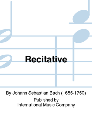 Book cover for Recitative