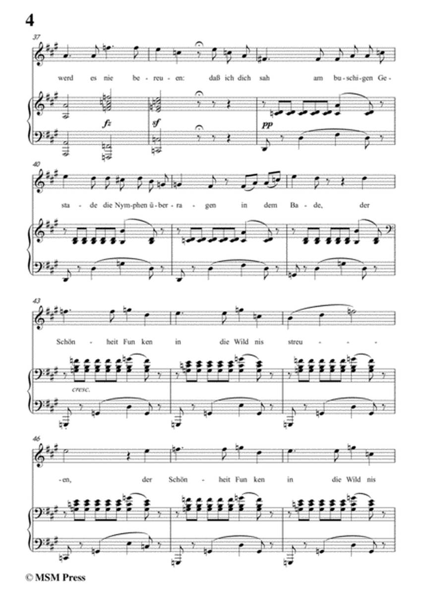 Schubert-Der Zürnenden Diana,Op.36 No.1,in A Major,for Voice&Piano image number null
