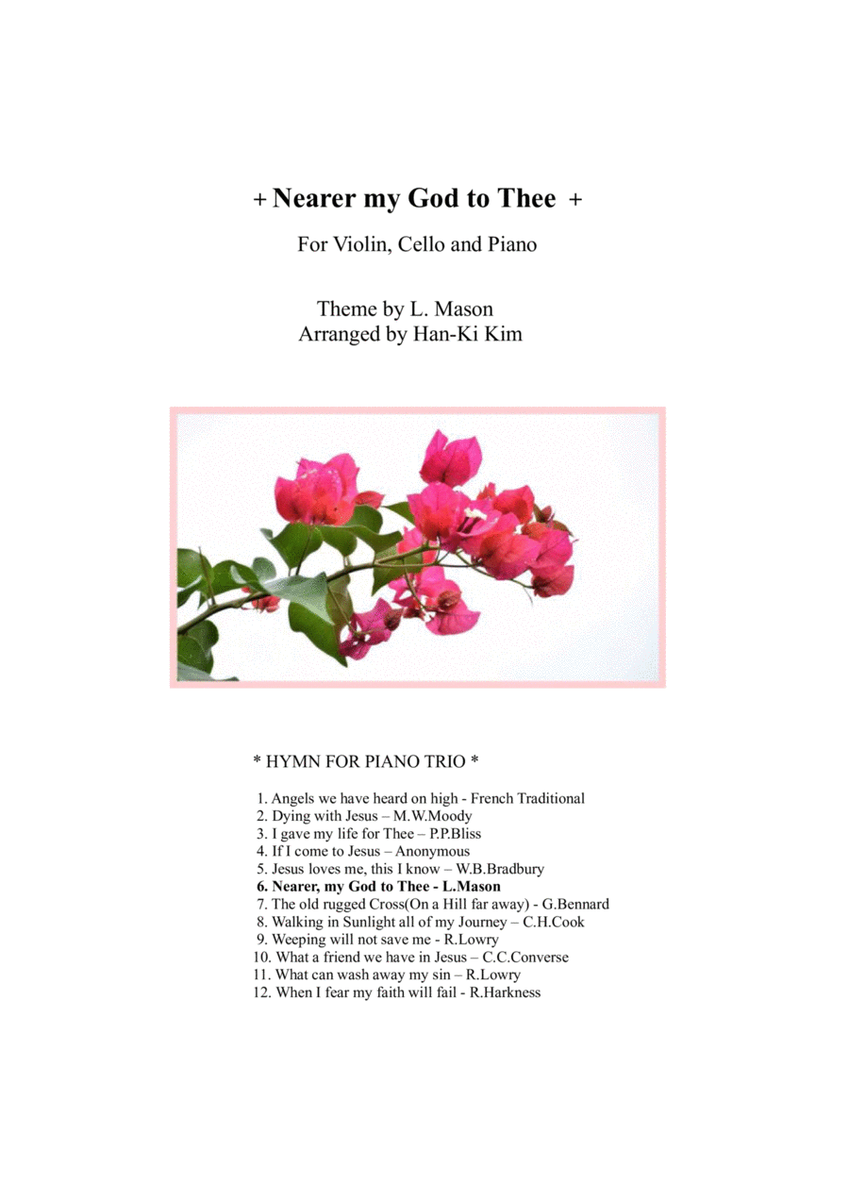 Nearer my God to Thee (For Piano Trio) image number null