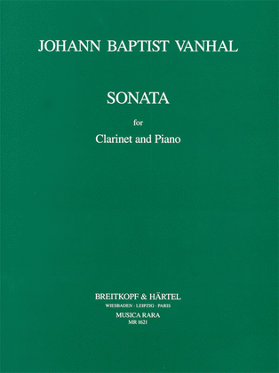 Book cover for Sonata in B flat major