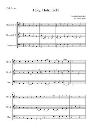 Book cover for Holy, Holy, Holy (Traditional Christian Song) for Brass Trio