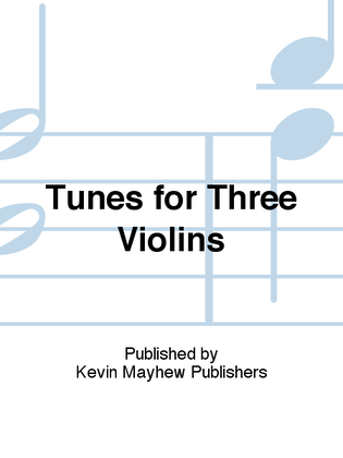 Book cover for Tunes for Three Violins