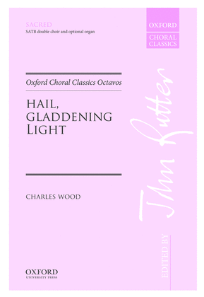 Book cover for Hail, gladdening Light