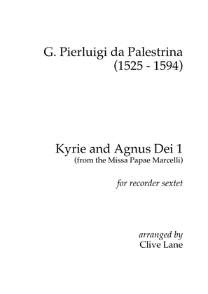 Missa Papae Marcelli (Kyrie & Agnus Dei 1) for recorder ensemble