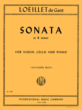 Book cover for Sonata In B Minor