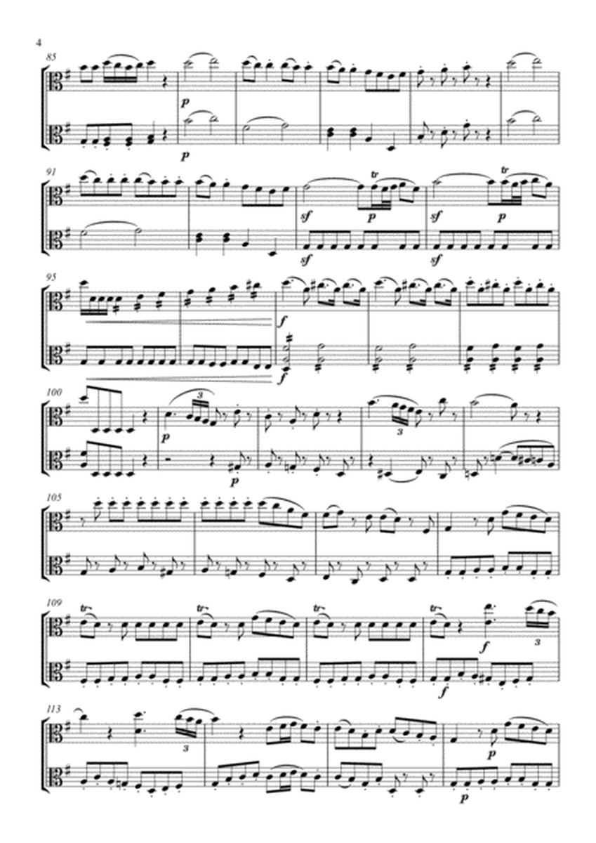 Eine kleine Nachtmusik - I. Allegro for Two Violas image number null