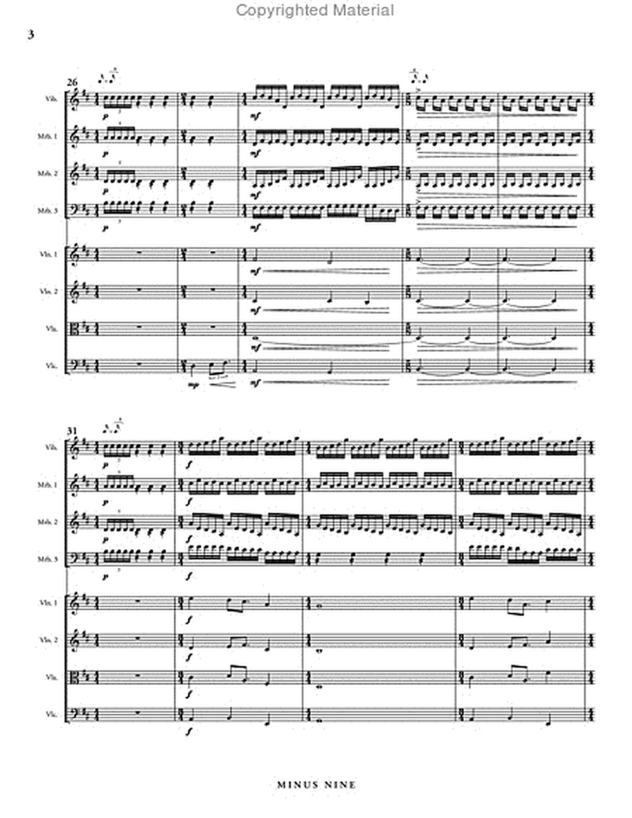 Minus Nine (score & parts) image number null