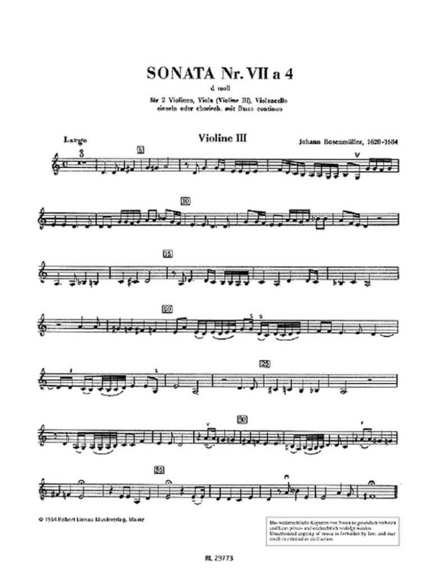 Sonata 7 d-Moll a 4