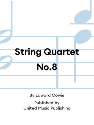 Book cover for String Quartet No.8