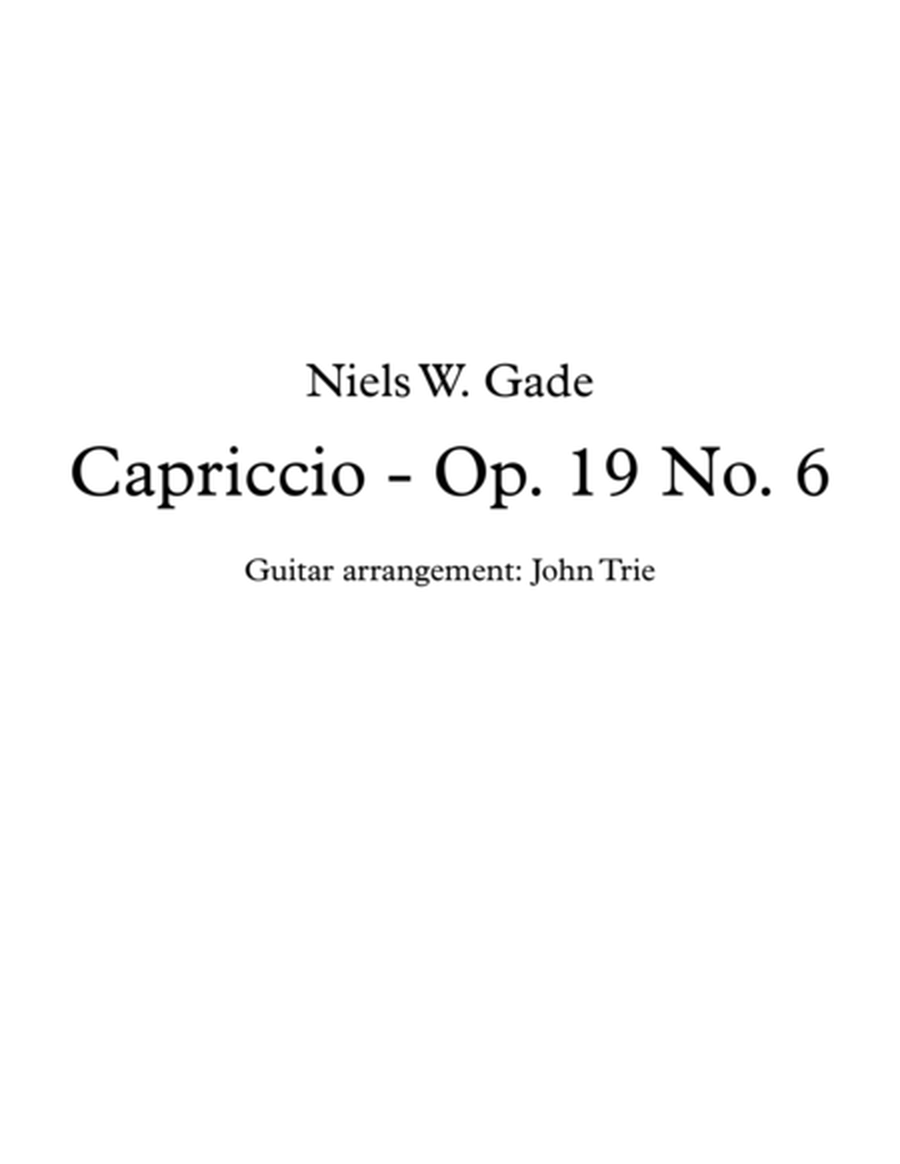 Capriccio - Op. 19 No. 6 - tab image number null
