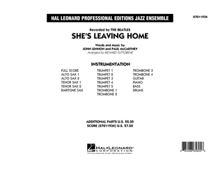 Book cover for She's Leaving Home - Conductor Score (Full Score)