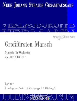 Book cover for Großfürsten Marsch Op. 107 RV 107