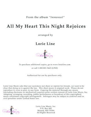 Book cover for All My Heart This Night Rejoices