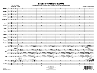 Book cover for Blues Brothers Revue (arr. Roger Holmes) - Conductor Score (Full Score)