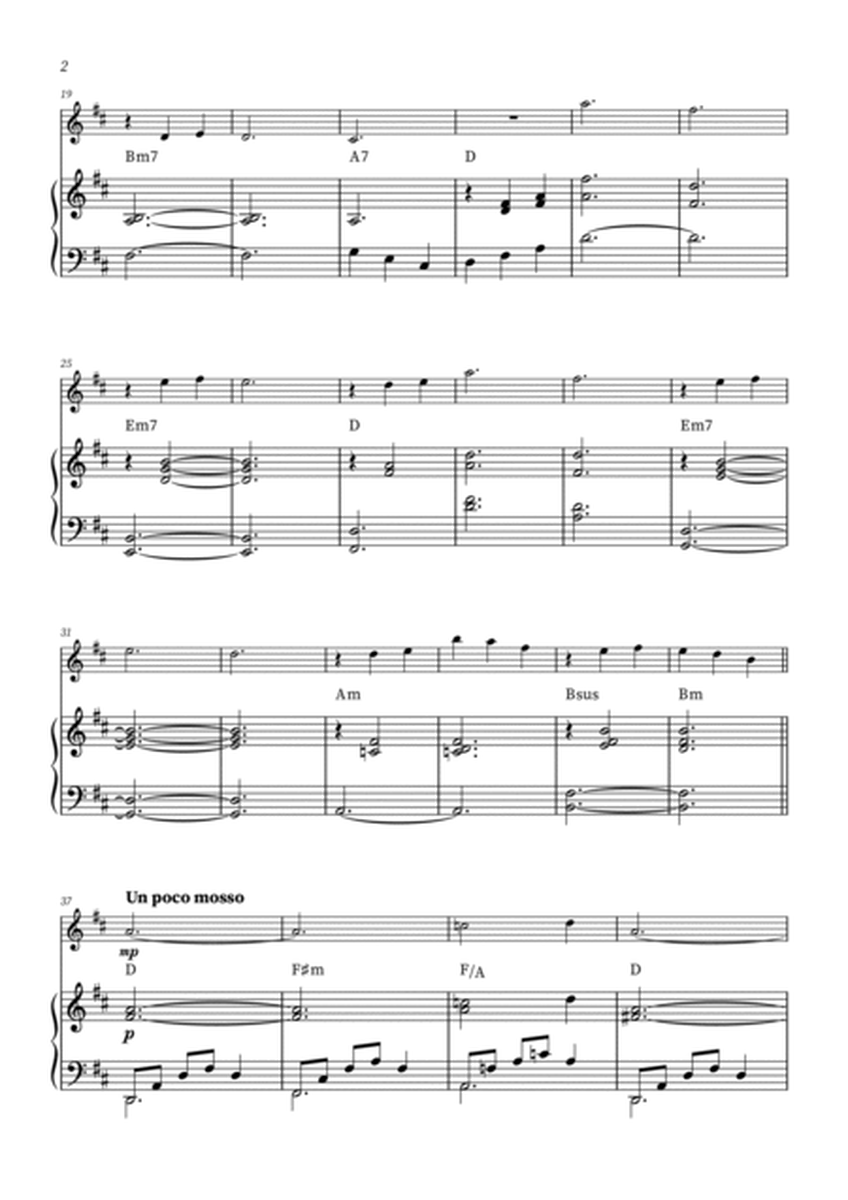 Clair de Lune - Tenor Recorder and Piano + CHORDS image number null