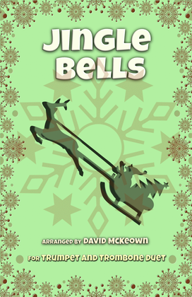 Book cover for Jingle Bells, Jazz Style, for Trumpet and Trombone Duet