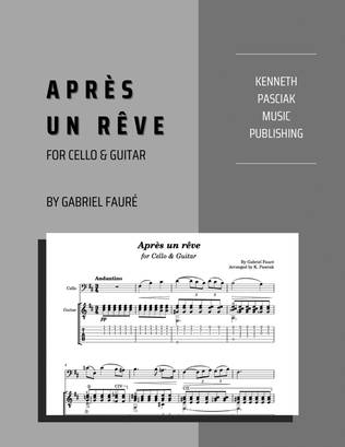 Book cover for Après un rêve (for Cello & Guitar)