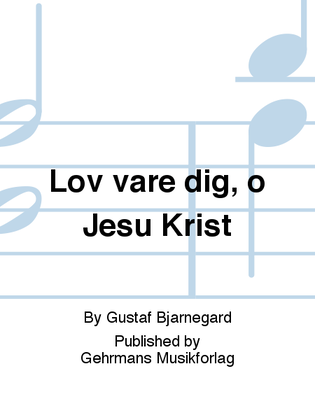 Book cover for Lov vare dig, o Jesu Krist