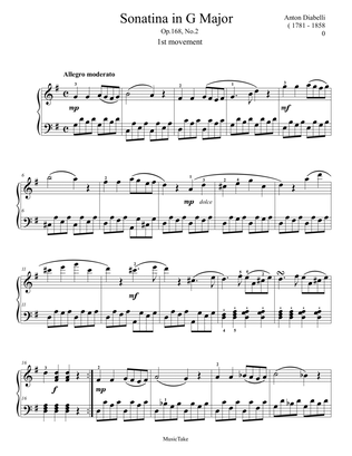 Diabelli Sonatina in G Major Op.168 No.2 (1st movement)