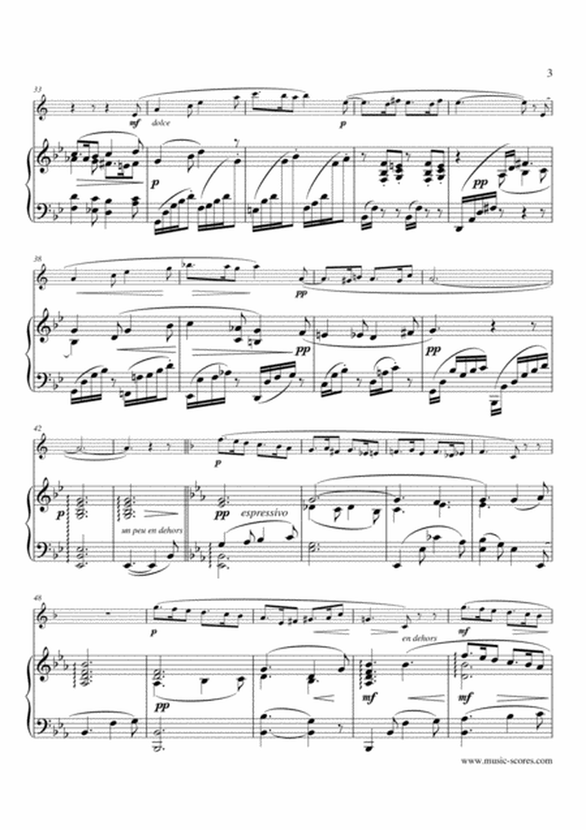 Fauré: Sicilienne - Clarinet and Piano image number null