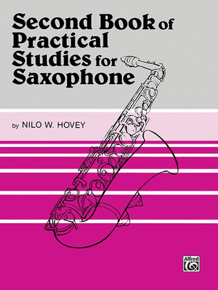 Book cover for Practical Studies for Saxophone, Book 2