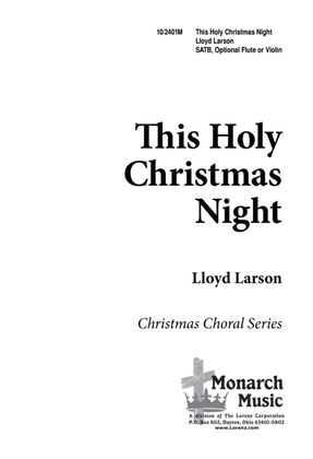 Book cover for This Holy Christmas Night