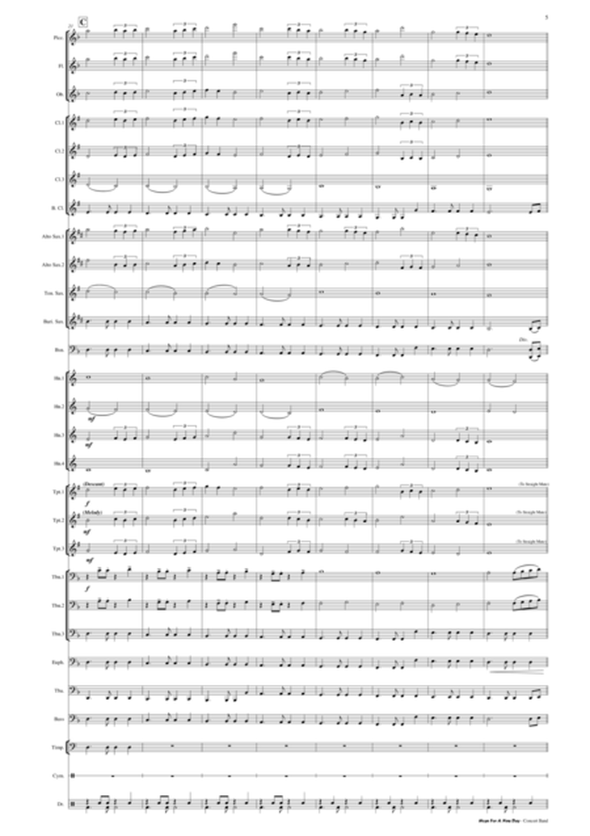 Song for a New Day - Concert Band Score and Parts image number null