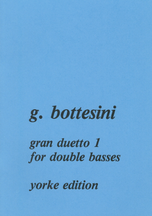 Tre Gran Duetto No. 1 for 2 basses