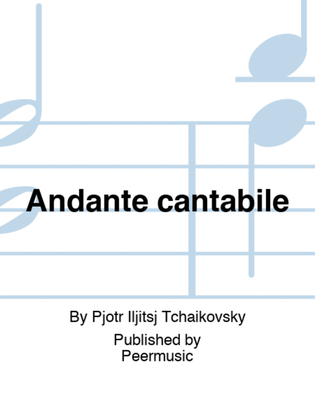 Book cover for Andante cantabile