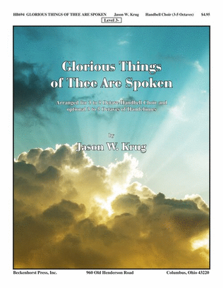 Book cover for Glorious Things of Thee Are Spoken