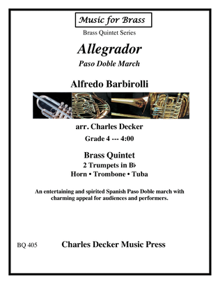 Paso Doble March "Allegrador" for Brass Quintet