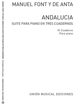 Book cover for Font Y De Anta: Andalucia Suite Vol. 3