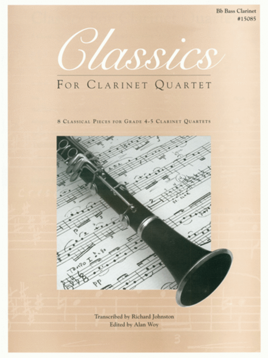 Classics For Clarinet Quartet - Bass Clarinet
