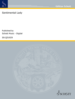 Book cover for Sentimental Lady