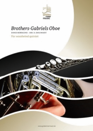 Book cover for Brothers & Gabriels Oboe for woodwind quintet