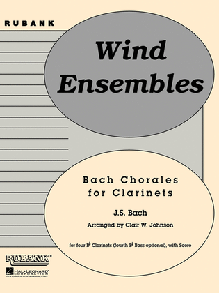 Bach Chorales for Clarinets