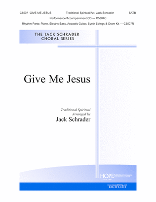 Book cover for Give Me Jesus