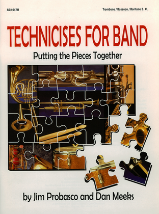 Book cover for Technicises For Band Trombone/Bassoon/Bari BC