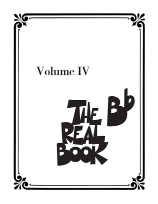 Book cover for The Real Book - Volume IV