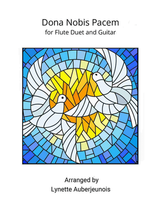 Book cover for Dona Nobis Pacem - Flute Duet with Guitar Chords