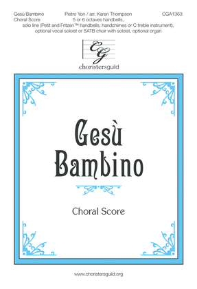 Book cover for Gesu Bambino - Choral Score