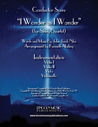 I Wonder As I Wander