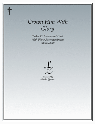 Book cover for Crown Him With Glory (treble Eb instrument duet)