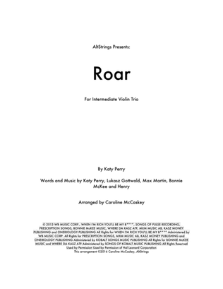 Book cover for Roar