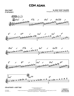 Con Alma (arr. Michael Mossman) - Eb Solo Sheet