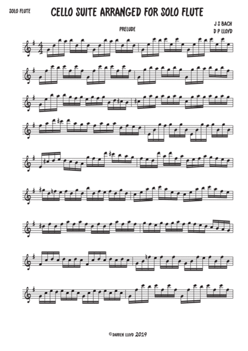 Cello Suite for solo Flute image number null