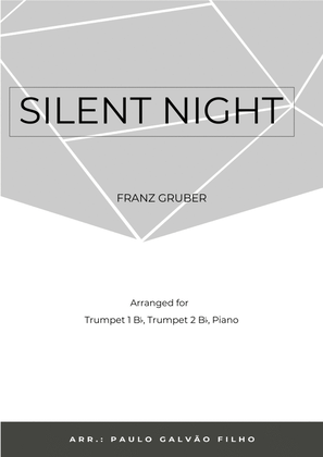 Book cover for SILENT NIGHT - BRASS PIANO TRIO (I TRUMPET, II TRUMPET & PIANO)