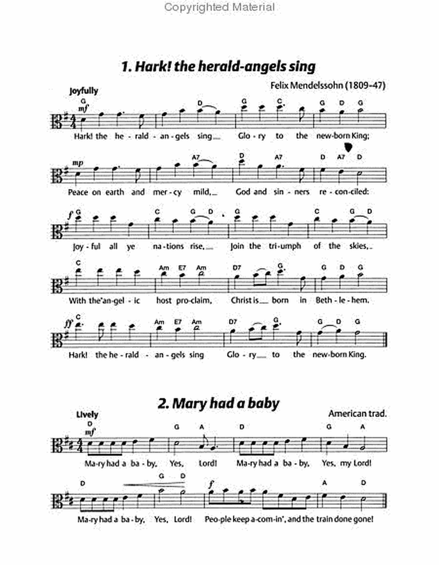 Viola Time Christmas by Various Viola Solo - Sheet Music