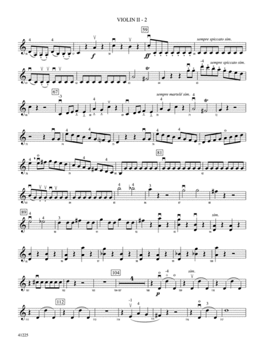 Sinfonia No. 9 in C Major: 2nd Violin