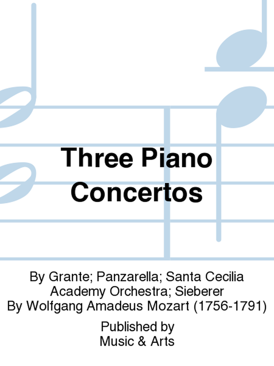 Three Piano Concertos